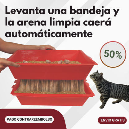 Sift & Go® - Sistema Inteligente de Limpieza para Arenero de Gatos